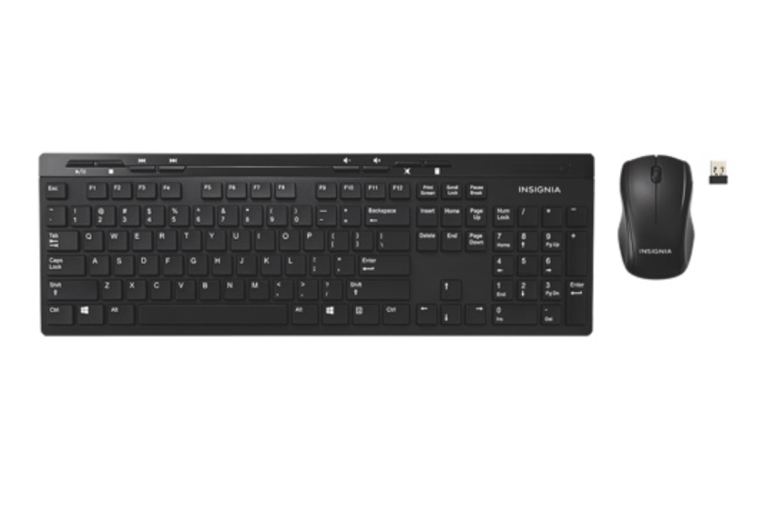 Insignia Wireless Keyboard & Mouse Combo Keyboard and Mouse Combo (NS-PNC5011-C)