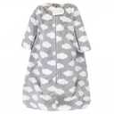 Hudson Baby Unisex Baby Plush Sleeping Bag, Sack, Blanket, Gray Elephant,  XL 18-24M