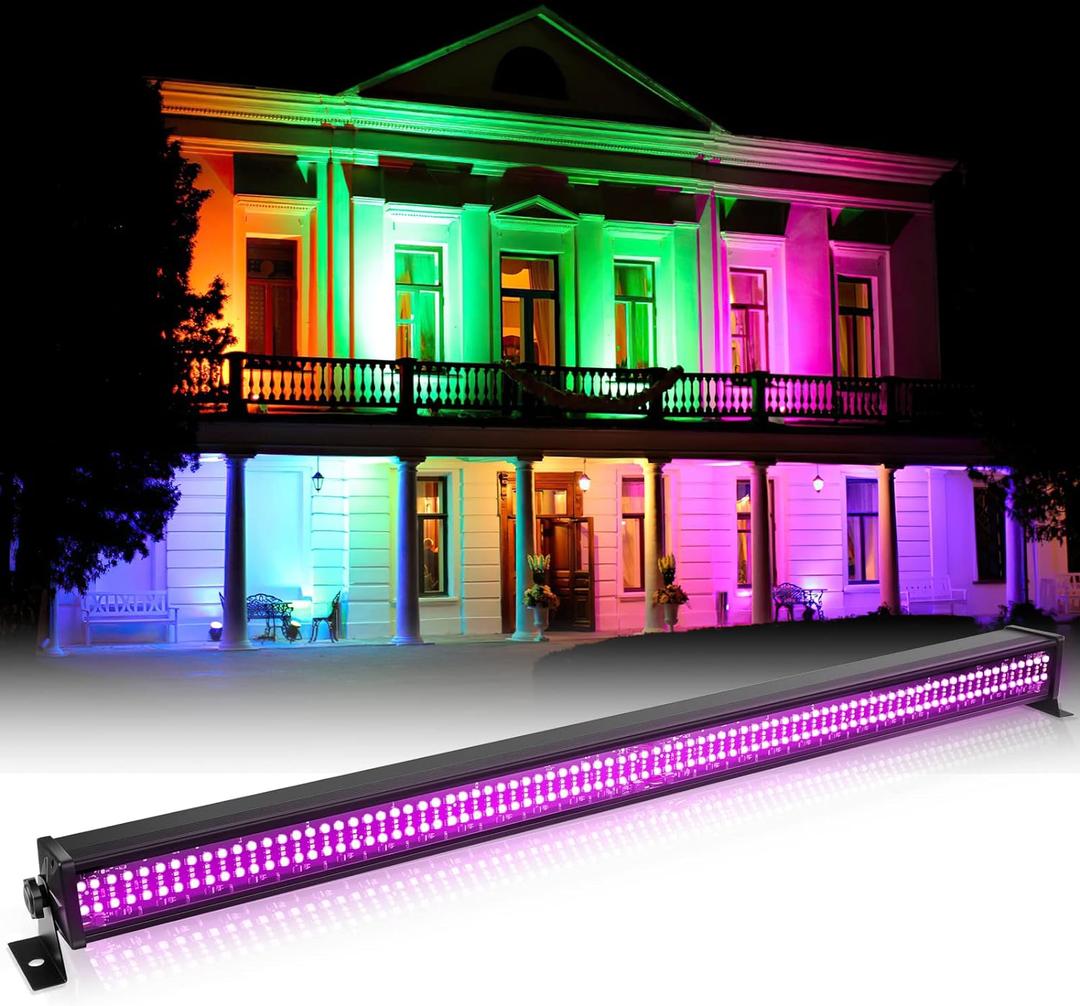 LED Wall Washer Light, 336 LEDs 70W RGB DJ Lights Bar Stage Light Support DMX & RDM Control Dj Party Lights for Indoor Outdoor Disco Party Church Birthday Bar Wedding