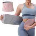 Waist Trimmer for Women & Men - Sweat Belt Waist Trainer Stomach Wrap for High-Intensity Training & Workouts, One Size