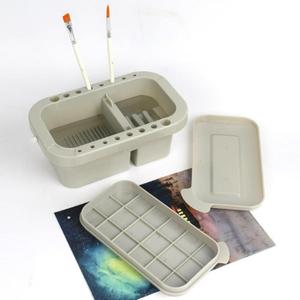 Paint Brush Cleaner, Paint Brush Basin with Brushes Holder, Washer,Trays, Paints Brush- Holder for Watercolor Oil Acrylic Gouache Painting