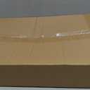 AmazerBath 8.5 Inches Bamboo Toilet Stool Squat for Adult, Foldable Squatting Potty Stool for Bathroom, 0.79" Thickness Poop Stool with Non-Slip Strip, No Assembly Required, Dark Wood Color