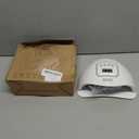 JODSONE U V LED Nail Lamp, Nail Dryer for Gel Polish, Led Light with Automatic Sensor & 4 Timers (Milky White)