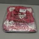 Valentine's Day Knitted Throw Blanket 50 x 60 Inch Double Sided Reversible Red Heart Blanket Red and White Love Decor Fluffy Microfiber for Wedding Anniversary Party Gift Bed Sofa Chair