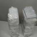 PRAKI Airtight Food Storage Containers with Lids, 12PCS Plastic Kitchen Storage Containers for Pantry Organizers and Storage - Cereal, Rice, Flour and Sugar Containers with Labels & Marker (Black-12 Piece)