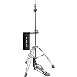 Hi-hat Stand with Drum Sticks Holder, Double Braced 3-Leg Adjustable Hi-Hat Cymbal Stand with Smooth Pedal Lightweight (4.5lb)