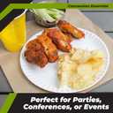 Concession Essentials 9 Inch Paper Plate Uncoated Plates White, 200ct (200 Count (Pack of 1))