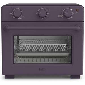 bella Air Fry Toaster Oven, 7 Preset Cooking Options, Dishwasher-Safe EverGood Coated Trays Included, 60-Minute Auto Shutoff w Audible Timer, Power Indicator Light, 1700 Watt, Plum
