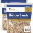 Upgrade Office Supply Rubber Bands Small, Size 10 (1-1/4 x 1/6 in), 3700 Bands, 1 lb Bag, 2 Pack, USA