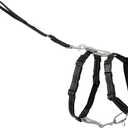 PetSafe 3-in-1 Harness - Comfortable Easy-Walk Dog Chest Harness with Front Leash Attachment to Reduce Pulling, Choking & Gagging - Dog Obedience Gear - Medium - Black
