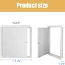 Thicken 1mm 16 x 16 Access Panel for Drywall,Attic Door, Ceiling Access Panel for Drywall,16x16 Metal Access Panels are Thickened to 1mm to Solve The Problem of Fragile Panels(Screwdriver Latch)