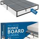 Meliusly Premium 10mm Bunkie Board King Size (76x80'') Patent Pending Low Profile Bed Board Design - Breathable, Noise Minimizing, Moisture Resistant Bunkieboards, Low Profile Bed Support