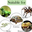 Resin Turtle Basking Platform,Turtles Rock Dock Climbing Ramp Cave Hideout Decor Reptile Terrariums Resting Terrace Stone Habitat Decoration for Small Lizards, Frogs, Snakes,Chameleon