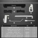 ReluxGo Engine Camshaft Tensioning Locking Alignment Timing Belt Tool Kit for Chevy Cruze Aveo Alfa Romeo Fiat 16V 1.4 1.6 1.8 en6340 km6340