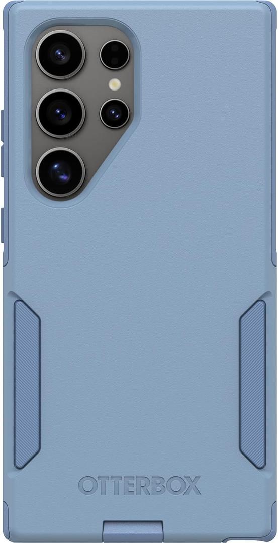 OtterBox Samsung Galaxy S24 Ultra Commuter Series Case - Crisp Denim (Blue), Slim & Tough, Pocket-Friendly, with Port Protection