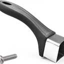 Bakelite Pot Handle, Scald-Proof Long Handle Replacement Grip, Removable Cook Ware Pans Handles with Screw for Cookware Sauce pan and Skillet(Black)