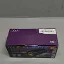 ZZA Portable Bluetooth Speaker, Powerful Crystal Clear Sound, IPX6 Waterproof, RGB Lighting Effects, Lighted Buttons, All Day Playtime, TWS Paring, Wireless Speaker for Home, Party, Outdoor, Beach (Black)