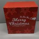 2 Pack 18" Lighted Large Artificial Poinsettias for Outdoors LED Poinsettia Flowers Artificial Faux Poinsettia Plants Poinsettia Christmas Decorations for Office Home Kitchen Decor (Red)