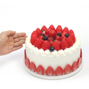 Nice purchase 6 inch Fake Birthday Cake Fake Food Bakery Shop Cake Display Model Party Decoration Faux Replica Cake (8" Wide with Style B)