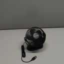 Gaiatop USB Desk Fan, 5.5 Inch Small Quiet Powerful 3 Speeds 90 Rotate, Personal Mini Portable Desktop Table Fans, Cooling for Home Office Car Travel Indoor Outdoor Pink (Black)