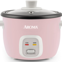 Aroma Housewares 4Cups (Cooked) / 1Qt. Rice & Grain Cooker (ARC302NGP), Pink