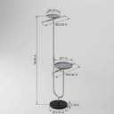 Premium Standing Towel Rack with Marble Base, Stainless Steel, Polished Finish, Indoor Outdoor Pool and Bathroom Accessory with Acrylic Tray Stainless Stee (Stainless Steel)