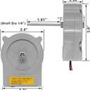 4681JB1027C Evaporator Fan Motor Replacement Parts Compatible with LG, Kenmore Refrigerator, Freezing Fan Motor Replaces 4681JK1004E 4681JB1027V EAU60694512 EAP3523323 PS3523323 AP4507961, DC13V 3.1W