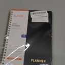 SUNEE 2026 Weekly and Monthly Planner - from January 2026 - December 2026, Daily Agenda Planner with Monthly Tab, Flexible Cover, Note Pages, Pockets, Bookmark, Spiral Binding, Black, 6.4" x 8.3"