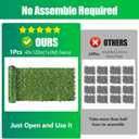 Artificial Ivy Privacy Fence Wall Screen, 120"x40" Artificial Hedges Fence, Anti-Ultraviolet Artificial Faux Ivy Hedge for Outdoor, Garden Decor, Watermelon Leaves