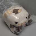 Mewaii Weighted Stuffed Animals for Adults & Kids, 2-5 lbs - 23" Heatable Coolable Cow Plush, Microwavable Adjustable Removable Inner Pad, Realistic Hug Comfort Gift (White)