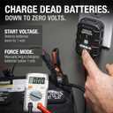 NOCO GENIUS1: 1A 6V/12V Smart Battery Charger Automatic Maintainer, Trickle Charger & Desulfator with Overcharge Protection & Temperature Compensation for Lead-Acid & Lithium Batteries