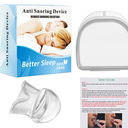 Snoring Mouth Guard 2-Pack Silicone Anti-Snoring