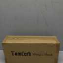 TomCare 6-Tier Dumbbell Rack Stand Only, Weight Rack for Home Gym Storage Stand for Weights Metal A-Frame Strength Training Dumbbell Holder with Handle (Dumbells not Included), 6 Tier(5-35 LB)