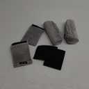 SPRING SEAON Underarm Crutch Pads, Velvet Padded Crutches Covers Non Slip Padding Cushion Crutch Accessories Gray