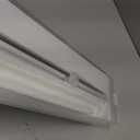 No Tools No Drill Light Filtering Roman Shades, White,34.5"W × 64"H