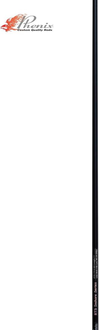 Phenix Rods RTS Inshore Casting Blank / 7′7″ / 8-17 LB LN / 1/ 4-3/ 4 OZ Lure WT / 1 PC/ MOD/ FST / 4.5 TIP / 1.8 OZ