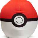 Northwest Ultra Soft Cloud Pillow Plush Cushion, Pokeball Inspired Throw Pillow for Boys and Girls, Anime-Inspired Bedroom, 11" Plush Bedding Accent