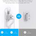 3 x US to India Plug Adapter, HANYCONY Type D Plug Adapter with 2 Outlets 3 USB Ports(2 USB C), India Power Travel Adapter for USA to India, Bangladesh, Maldives, Pakistan, 2 Pack