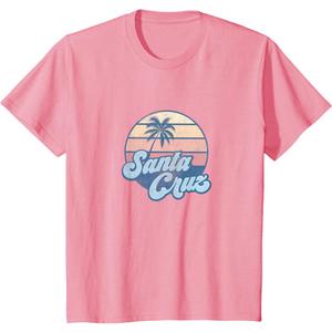 Santa Cruz California CA T Shirt Vintage 70s Surfer Tee T-Shirt XS