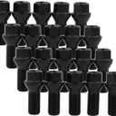 14mm x 1.25 Wheel Lug Bolts OE Factory Lug Studs 36136781151 Compatible with F30 F35 F10 F25 X3 E70 X5, Pack of 20