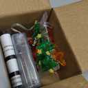 Christmas String Lights Decoration, 10ft 30LED Christmas Tree Gingerbread Man Candy Cane Fairy Lights Battery Operated with Remote, 8 Modes & Timer, Twinkle Light for Home Party Indoor Outdoor Decor (Red Green Orange)