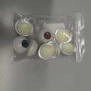 32 mm Colored Human Fake Eyeballs for Halloween Cosplay - Plastic Large Doll Eye Acrylic Party Decor Sculptures Prop 8Pcs 4 Colors (Black, Brown, Green, Blue)