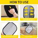 Pet Hair Remover Gloves - 2025 New Electrostatic Pet Hair Remover, Washable Reusable Double Sided Pet Grooming Gloves for Couch, Clothing,Furniture, Carpet, Car Seat (2 PCS)