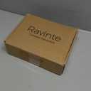 Ravinte 30 Pack Brass 5 Inch Hole Center Champagne Gold Handles Square Cabinet Hardware Stainless Steel Pulls for Kitchen Cupboard Drawers 7-3/8 Inch Overall Length