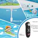 Remote Control Boat for Kids 6-12: Rc Speedboat Toy with Led Lights - Smart Water Sensor Auto On/Off, Dual Modes 2.4ghz Remote Boat for Pool Lake Bath Fun - Gift for Kids Ages 6-12+Green