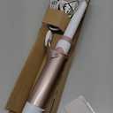 Conair Double Ceramic 1 -Inch Curling Iron, 1 -Inch Barrel Creates Soft Waves & Curls, Hair Curler for Use on Medium & Long Hair, White/Rose Gold
