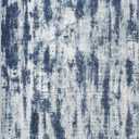 10x14 Area Rugs Washable Rug: Modern Abstract Living Room Rug Soft Anti-Skid Thin Carpet Indoor Floor Non-Shedding Carpets for Bedroom Dining Room Farmhouse Nursery Home Office Blue Grey