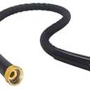 10FT Short Garden Hose – Lightweight, Ideal for Connecting Extensions & Short-Distance Use (Balcony, RV, Bathroom) – Black