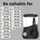 Replacement Hose and Handle Parts Compatible with Waterpik Replacement Parts - Waterpik Water Flosser WP-100 WP-300 WP-660 WP-900 Series Oral Irrigator, Oral Hygiene Accessories(Slide Switch, Black)