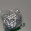 WORHE Candle Holders Italy True Natural Travertine Stone 0.4" Thick Set of 2 Marble Candlestick Holder for Christmas Wedding Dinning Party Candle Stand for 3/4 inch Candles Color Black/Gray (ZT001)